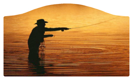 DASHELL-321-BZ Gone Fishing (Man) Bronze